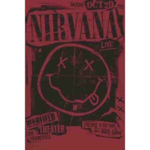 Nirvana Red Premium Poster Pakistan
