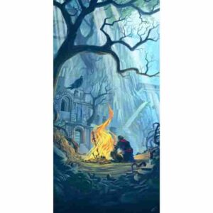Dark Souls Bonefire Premium Wall Art Pakistan
