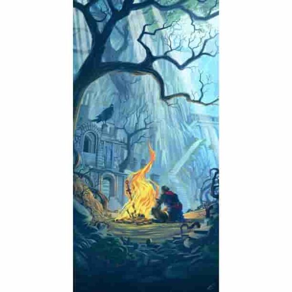 Dark Souls Bonefire Premium Wall Art Pakistan