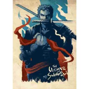 One Piece Zoro Premium Wall Art Pakistan