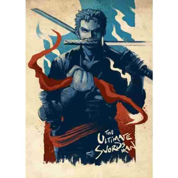 One Piece Zoro Premium Wall Art Pakistan