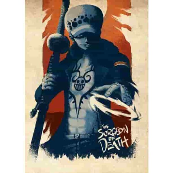 One Piece Trafalgar Law Premium Wall Art Pakistan