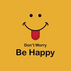 Be Happy Quote Poster