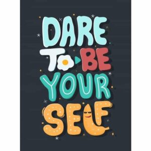 Be Yourself Premium Quality Poster Pakistan