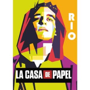 LA CASA DE PAPEL RIO Premium Wall Art Pakistan