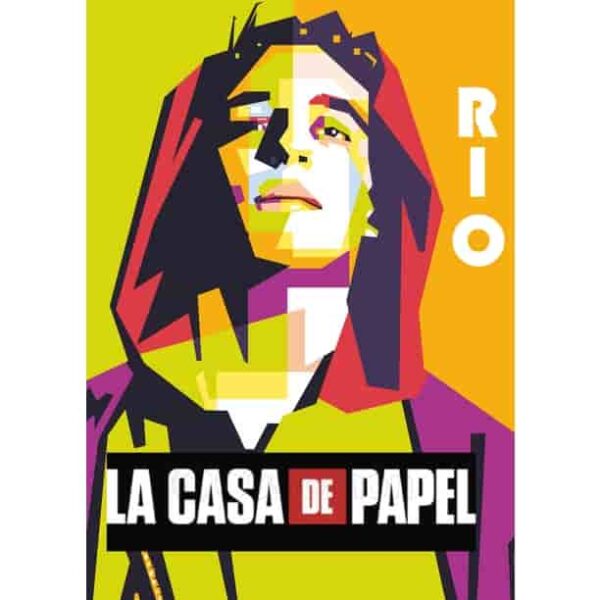 LA CASA DE PAPEL RIO Premium Wall Art Pakistan
