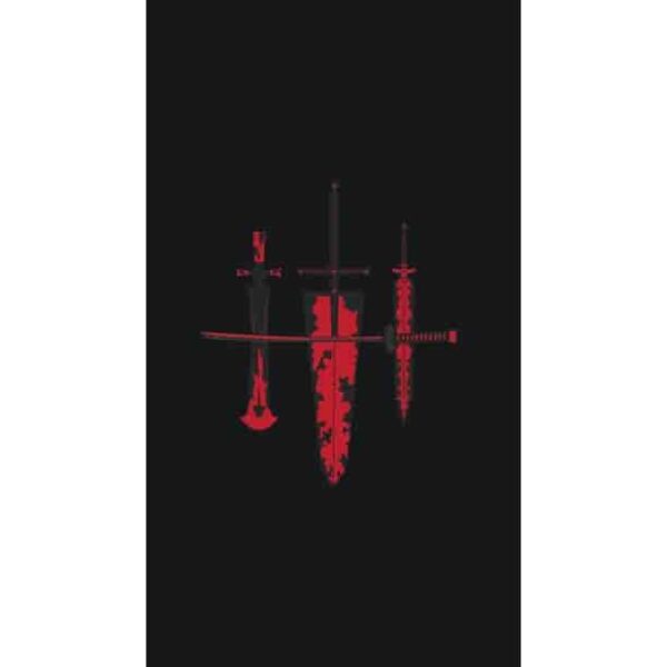 Kimetsu No Yaiba Katana Premium Wall Art Pakistan
