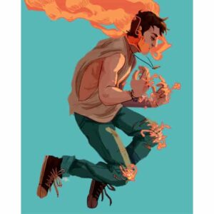Fire Nightmare Premium Wall Art Pakistan