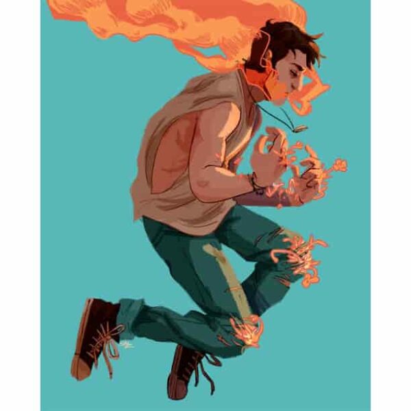 Fire Nightmare Premium Wall Art Pakistan