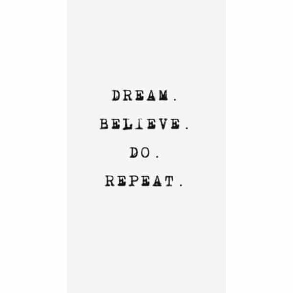 Dream Believe Do Repeat Premium Wall Art Pakistan
