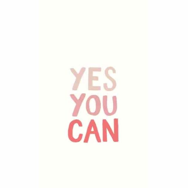 Yes You Can Premium Wall Art Pakistan