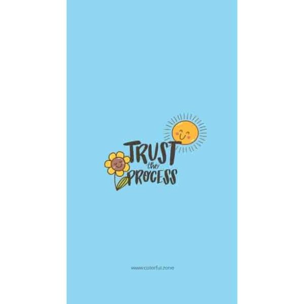 Trust The Process Premium Wall Art Pakistan
