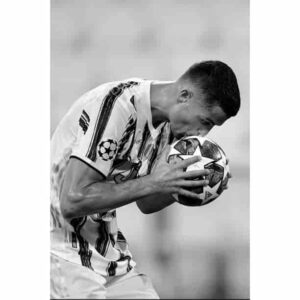 Cristiano Ronaldo B&W Premium Wall Art Pakistan