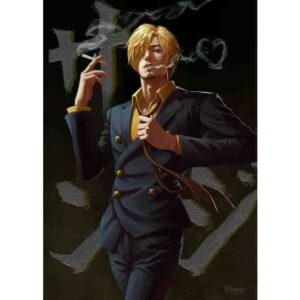 Once Piece Sanji Premium Wall Art Pakistan