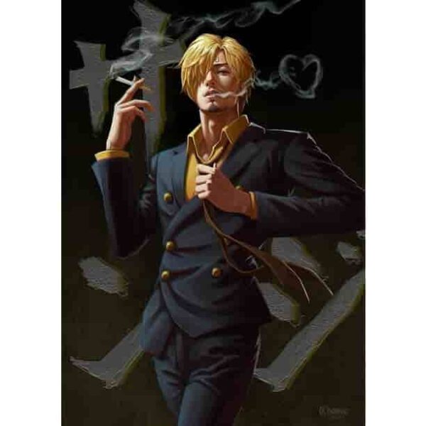 Once Piece Sanji Premium Wall Art Pakistan