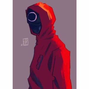 Hwang Jun-ho Squid Game Premium Wall Art Pakistan