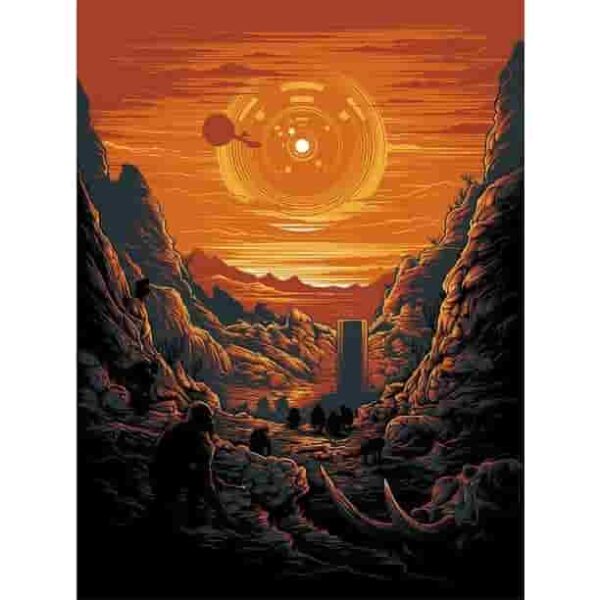 2001 A Space Odyssey Digital Wall Art Poster Pakistan