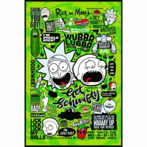 Rick & Morty Wholesome Premium Quality Poster Wall Art Pakistan