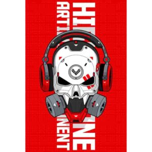 Red Skull Call of Duty Premium Quality Poster Wall Art Pakistan