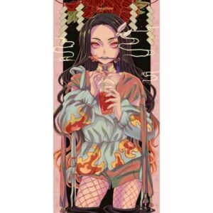 Demon Slayer Nezuko Chan Premium Quality Poster Wall Art Pakistan