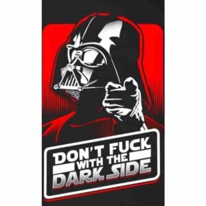 Dont F with the Dark Side Darth Vader Premium Wall Art