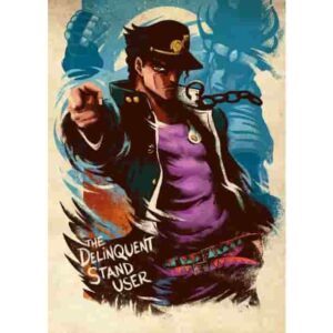 Jotaro Jostar JOJO Premium Wall Art Pakistan