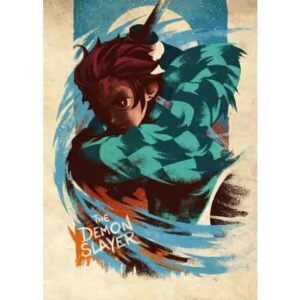 Tanjiro Demon Slayer Premium Wall Art Pakistan