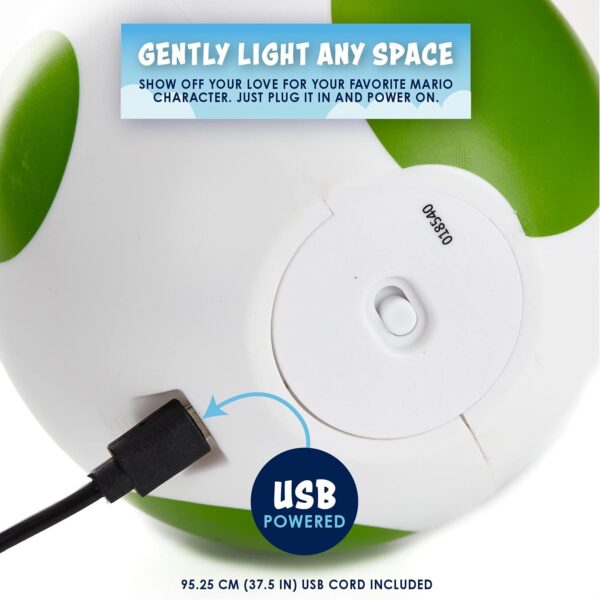 Paladone Yoshi Mini Egg Light - Officially Licensed Super Mario Bros Nintendo Decor - Image 4