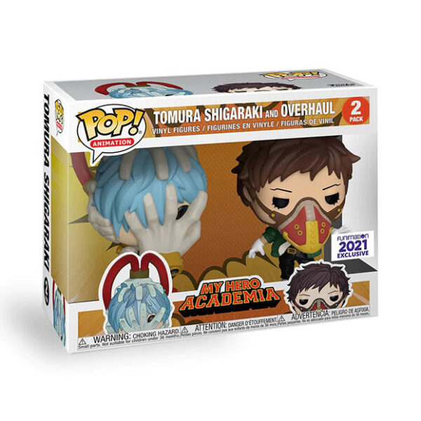 My Hero Academia - Tomura Shigaraki And Overhaul Funko Pop! 2-Pack Funimation Exclusive